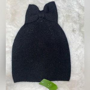 Kate Spade bow beanie